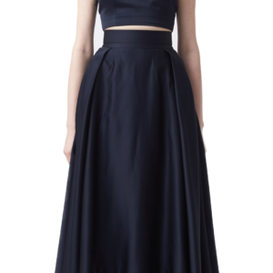 GODIVA PLEATED MAXI SKIRT