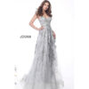 SILVER EMBELLISHED GOWN