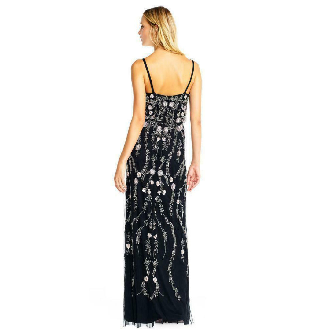 black-multi-beaded-blouson-gown-3