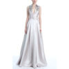 EMB HALTER GOWN