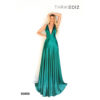EMERALD SATIN GOWN