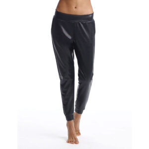 FAUX LEATHER JOGGERS