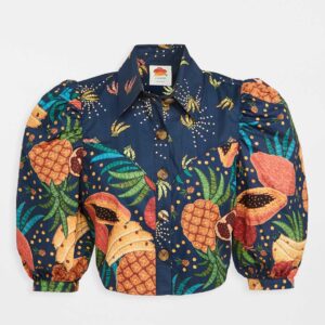 FRUIT FOREST WESTERN CROPPED SHIRT