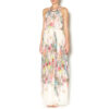 HALTER FLORAL MAXI DRESS