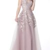 ORCHID EMBELLISHED GOWN