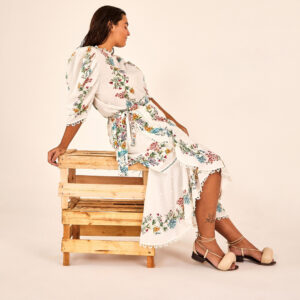 LOUISE FLORAL WRAP SKIRT