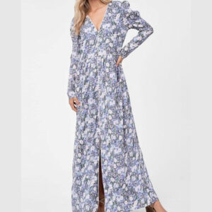 MAXI FLOWER PRINT DRESS