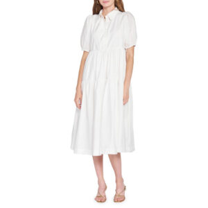 POPLIN MIDI SHIRTDRESS