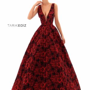 SLEEVELESS JACQUARD GOWN