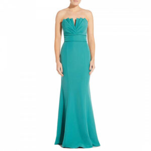 SPRING GREEN STRAPLESS MERMAID GOWN