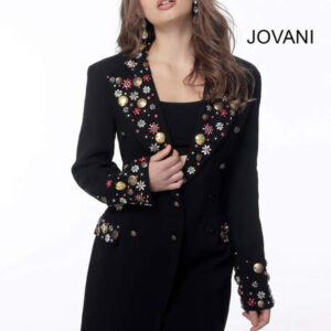 SUIT DRESS WITH APPLIQUEE