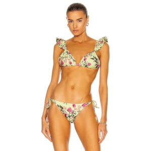 TULA RUFFLE STRING BIKINI TOP