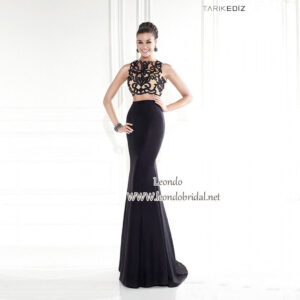 TWO PIECE EMBROIDERED GOWN